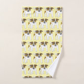 Jack Russell Terrier Dog Design Bad Handdoek (Handdoek)