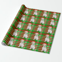 Jack Russell Terrier Dog en Pset Kerstmis Wrapp