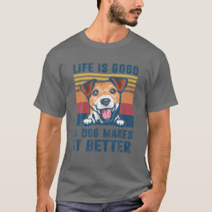 Jack Russell Terrier Dog Gifts Funny Dog Dad M T-shirt