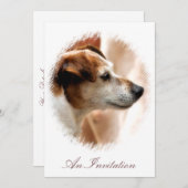 JACK RUSSELL TERRIER DOG KAART (Voorkant / Achterkant)