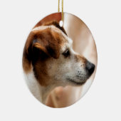 JACK RUSSELL TERRIER DOG KERAMISCH ORNAMENT (Rechts)