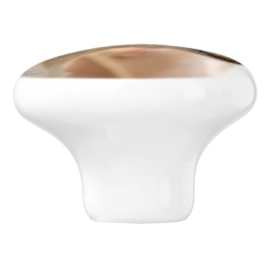 JACK RUSSELL TERRIER DOG KERAMISCHE KNOP (Zijkant)