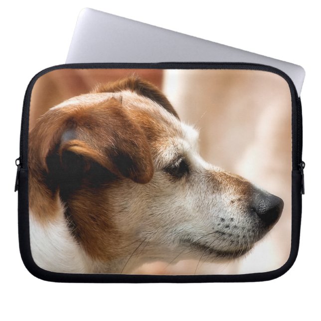 JACK RUSSELL TERRIER DOG LAPTOP SLEEVE (Voorkant)