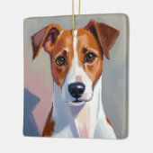 Jack Russell Terrier | Dog Painting Pet Keramisch Ornament (Links)