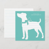 Jack Russell Terrier Dog Puppy Bedankkaart (Voorkant / Achterkant)