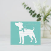 Jack Russell Terrier Dog Puppy Bedankkaart (Staand voorkant)