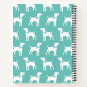 Jack Russell Terrier Dog Puppy Notitieboek (Achterkant)