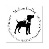 Jack Russell Terrier Dog Puppy Zelfinktende Stempel (Design)