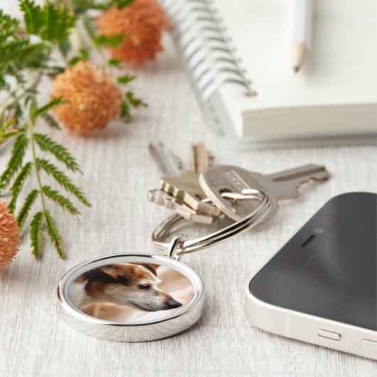 JACK RUSSELL TERRIER DOG SLEUTELHANGER (Zijkant)