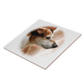 JACK RUSSELL TERRIER DOG TEGELTJE (Zijkant)