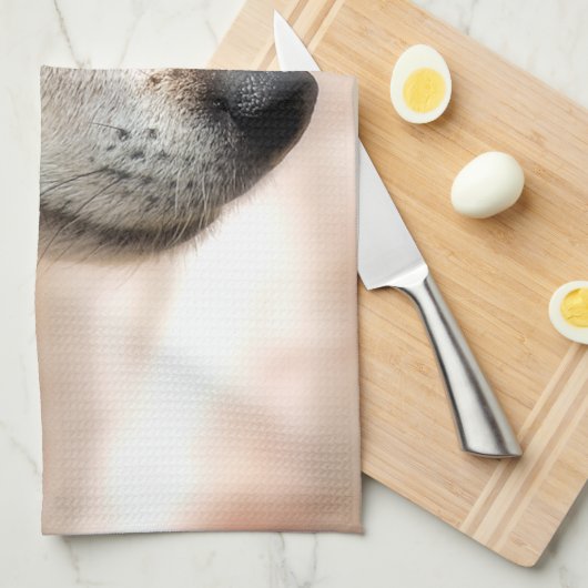 JACK RUSSELL TERRIER DOG THEEDOEK (Quarter Fold)