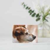 JACK RUSSELL TERRIER DOG VISITEKAARTJE (Staand voorkant)