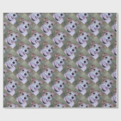 JACK RUSSELL TERRIER DOG WRAPPING PAPER CADEAUPAPIER (Vlak)