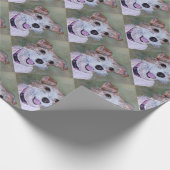 JACK RUSSELL TERRIER DOG WRAPPING PAPER CADEAUPAPIER (Hoek)