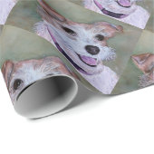 JACK RUSSELL TERRIER DOG WRAPPING PAPER CADEAUPAPIER (Rol Hoek)