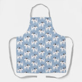 Jack Russell Terrier Dogs Blue Pattern Schort (Voorkant)