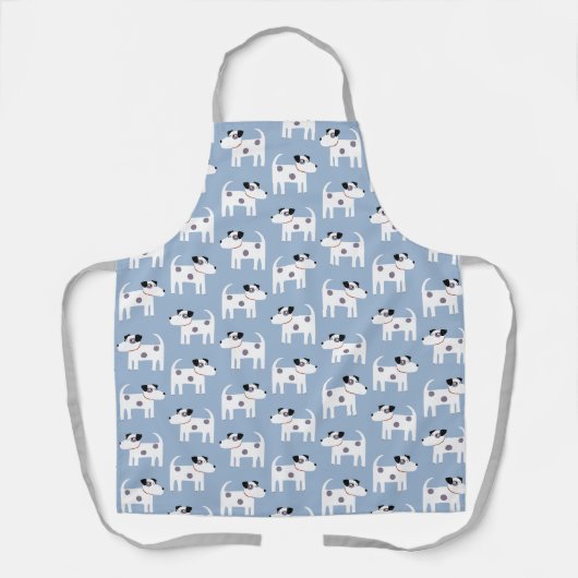 Jack Russell Terrier Dogs Blue Pattern Schort (Voorkant)