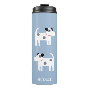 Jack Russell Terrier Dogs Custom Name Thermosbeker