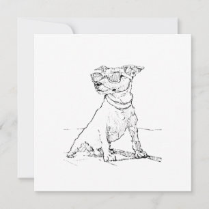 Jack Russell Terrier  Feestdagenkaart