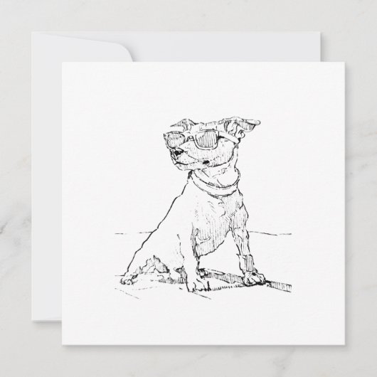 Jack Russell Terrier Feestdagenkaart (Voorkant)