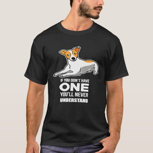 Jack Russell Terrier Fun Terrier Dog T-shirt (Voorkant)