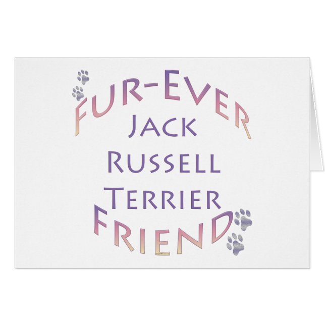 Jack Russell Terrier Furever (Voorkant Horizontaal)