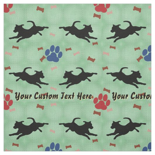 Jack Russell Terrier - Gepersonaliseerd Stof (Swatch)