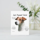 Jack Russell Terrier Geschiedenis Briefkaart (Staand voorkant)