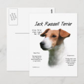 Jack Russell Terrier Geschiedenis Briefkaart (Voorkant / Achterkant)