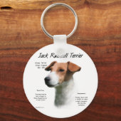 Jack Russell Terrier Geschiedenis Sleutelhanger (Voorkant)