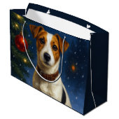 Jack Russell Terrier Gift Bag Groot Cadeauzakje (Achterkant Gekanteld)