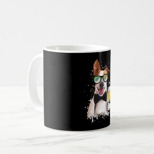 Jack Russell Terrier Gift Dog Koffiemok (Voorkant links)