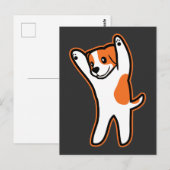 Jack Russell Terrier Gift - Funny Dog Love Briefkaart (Voorkant / Achterkant)