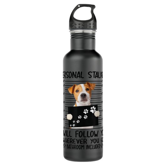 Jack Russell Terrier Gifts Jack Russell Dad Jack R Waterfles (Voorkant)