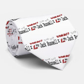 Jack Russell Terrier Gifts Stropdas (Opgerold)