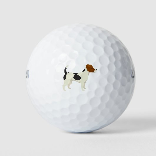 Jack Russell Terrier Golfballen (Voorkant)