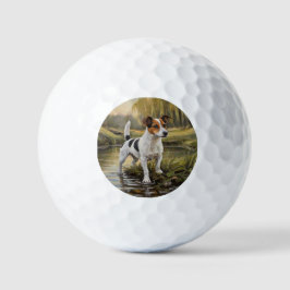 Jack Russell Terrier Golfballen