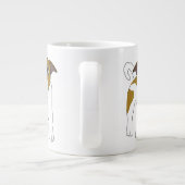 Jack Russell Terrier Grote Koffiekop (Achterkant)