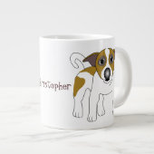 Jack Russell Terrier Grote Koffiekop (Voorkant rechts)