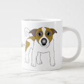 Jack Russell Terrier Grote Koffiekop (Rechts)