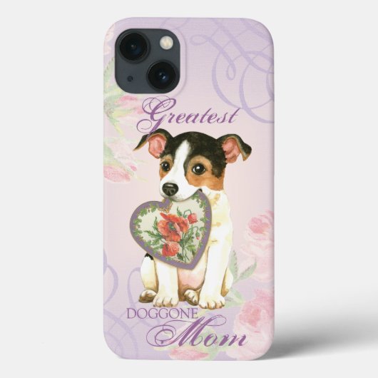 Jack Russell Terrier Heart mama Case-Mate iPhone Case (Achterkant)