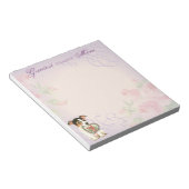 Jack Russell Terrier Heart mama Notitieblok (Schuin)