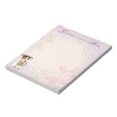 Jack Russell Terrier Heart mama Notitieblok (Linkerzijde)