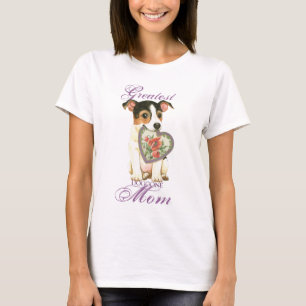 Jack Russell Terrier Heart mama T-shirt