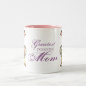 Jack Russell Terrier Heart mama Tweekleurige Koffiemok (Center)