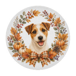 Jack Russell Terrier Herfstkrans Snijplank