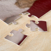 Jack Russell Terrier Holding kerstversiering Legpuzzel (Zijkant)