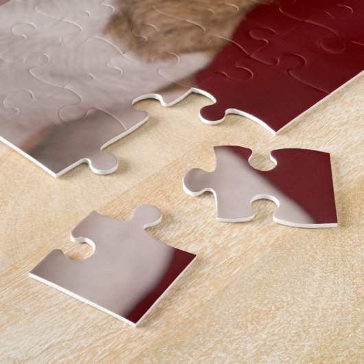 Jack Russell Terrier Holding kerstversiering Legpuzzel (Zijkant)