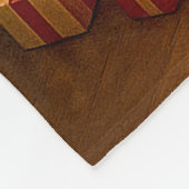 Jack Russell Terrier Holiday Fleece Deken (Hoek)