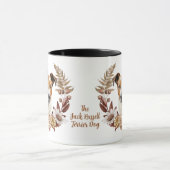 Jack Russell Terrier Hond Herfst krans Mok (Midden)